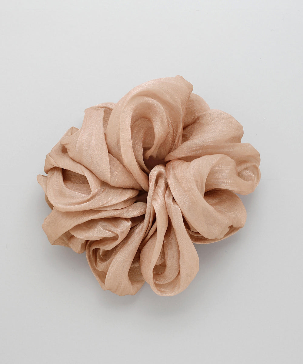 ANEMONE】リンクル加工サテンビッグシュシュ｜SANPO ONLINE(サンポー