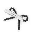 Beaded ribbon clips (set of 2)