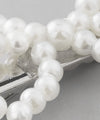 Beaded ribbon clips (set of 2)