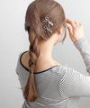 Beaded ribbon clips (set of 2)