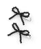 Beaded ribbon clips (set of 2)
