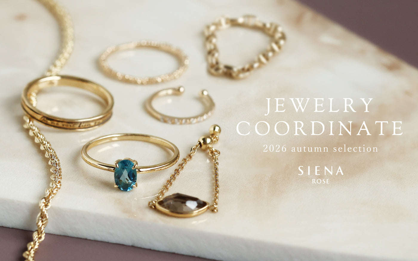 SIENA ROSE】【オンライン限定】Cラインのパールキャッチピアス[2粒