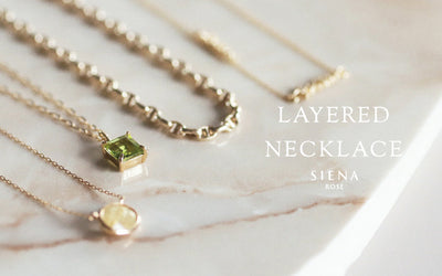 重ねて深まる輝き。 - LAYERED NECKLACE -