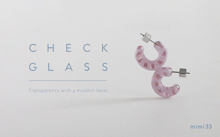 【CHECK GLASS】晶瑩剔透的摩登設計感