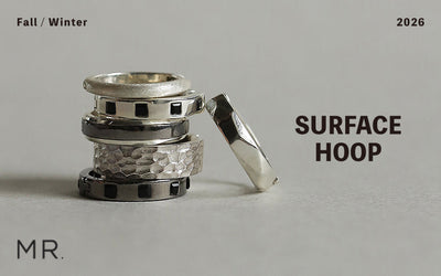 【SURFACE HOOP】5つの質感で魅せる、片耳の個性