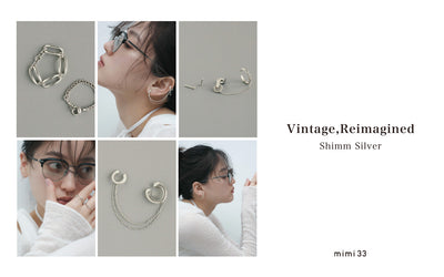 【Shimm Silver】 Vintage,Reimagined