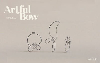 【Artful Bow】solide cuff ＆ pierces