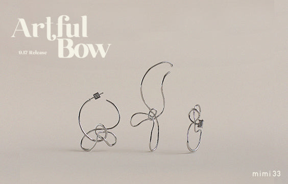 【Artful Bow】solide cuff ＆ pierces