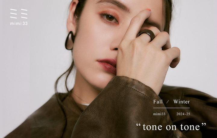 [mimi33] [tone on tone] Layers of dark tones give a hint of autumn 