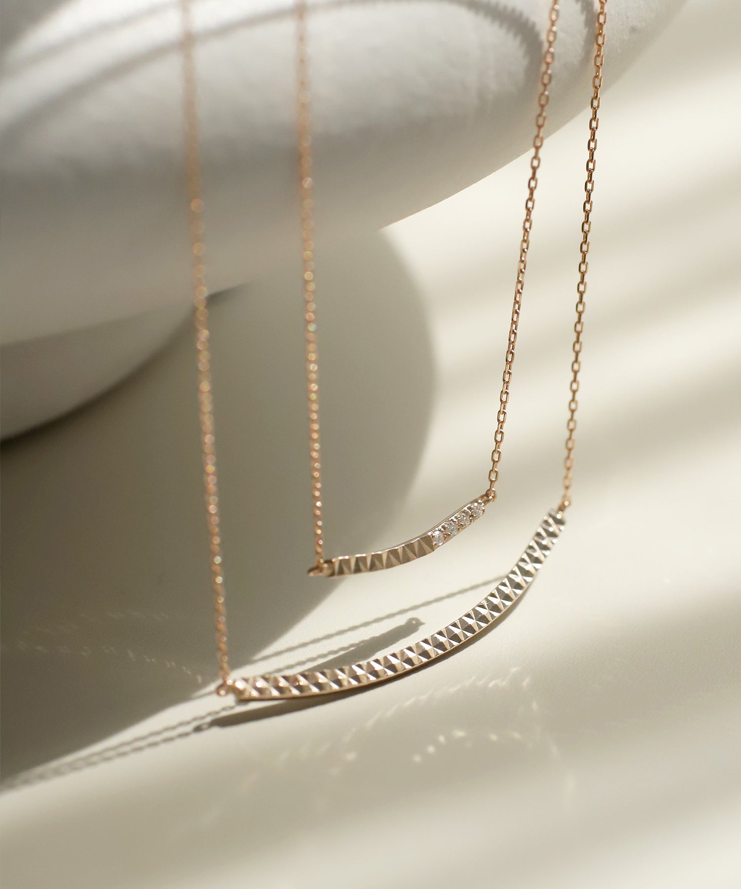 ※SN※　SIENA ROSE バータイプネックレス SIENA ROSE】ミラーカットバーネックレス[S]｜SANPO ONLINE(サンポー
