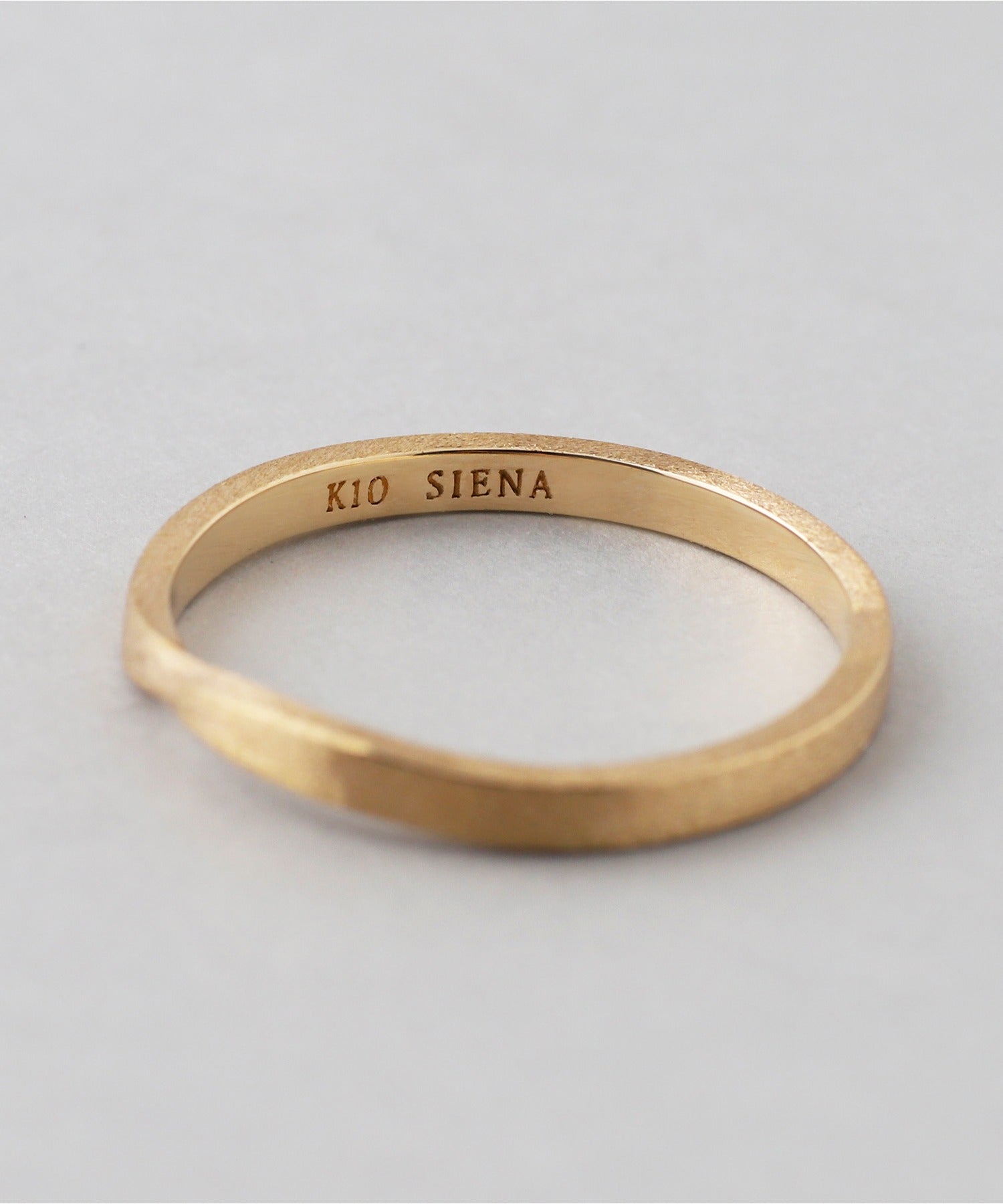 最終価格 Toi et Moi・SIENA ROSE リング #7 K10 SIENA ROSE】Toi et Moi・ペアリング[lien-リアン-(絆)][レディース