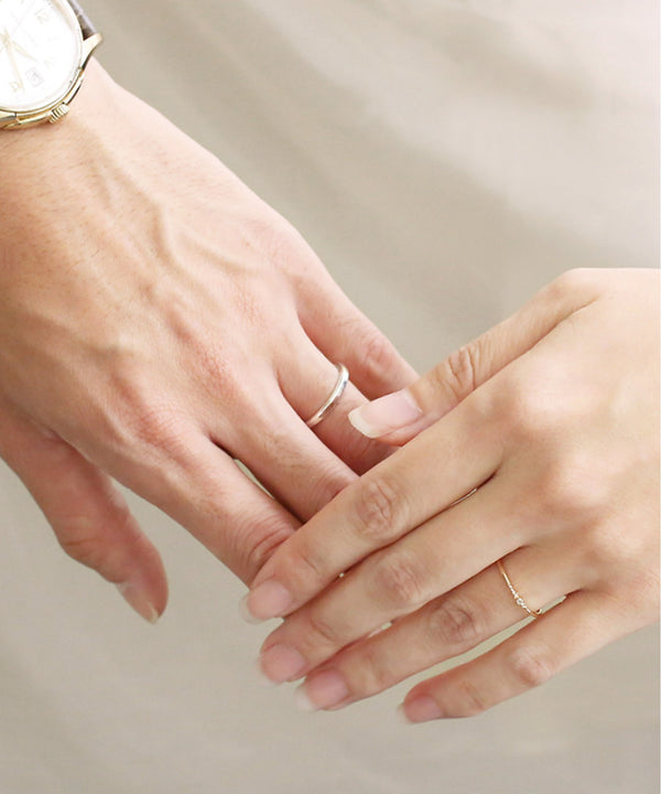 Toi et Moi Pairing Rings [nuage (Cloud)] [Men's]