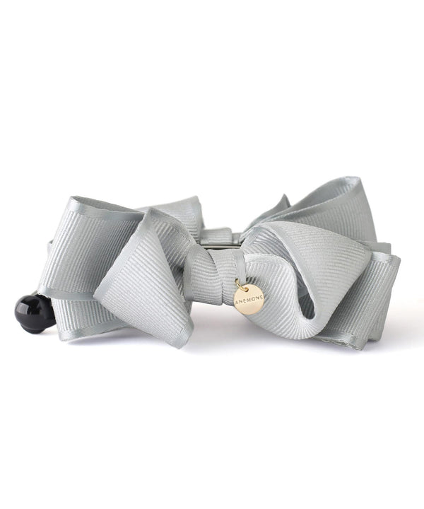 パイピングボリュームリボンのバナナクリップ