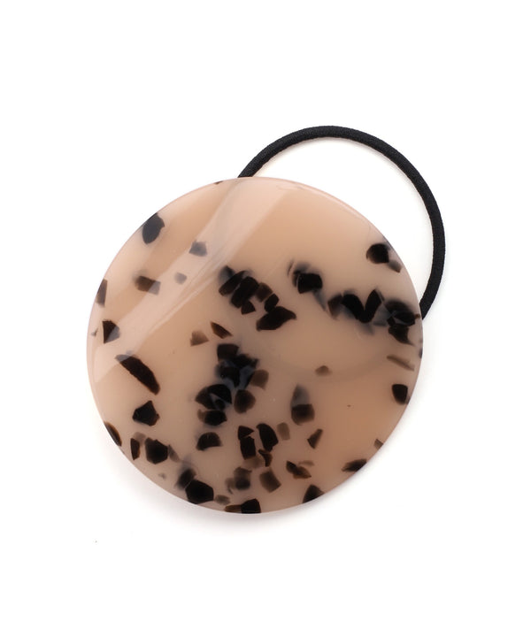 ビッグラウンドプレートのヘアゴム