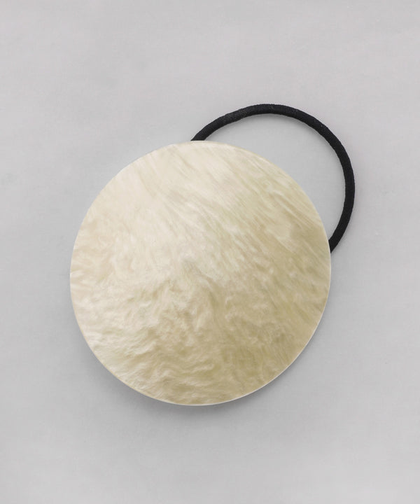 ビッグラウンドプレートのヘアゴム