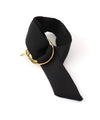 Belt-style ribbon ponytail hook [glitter]