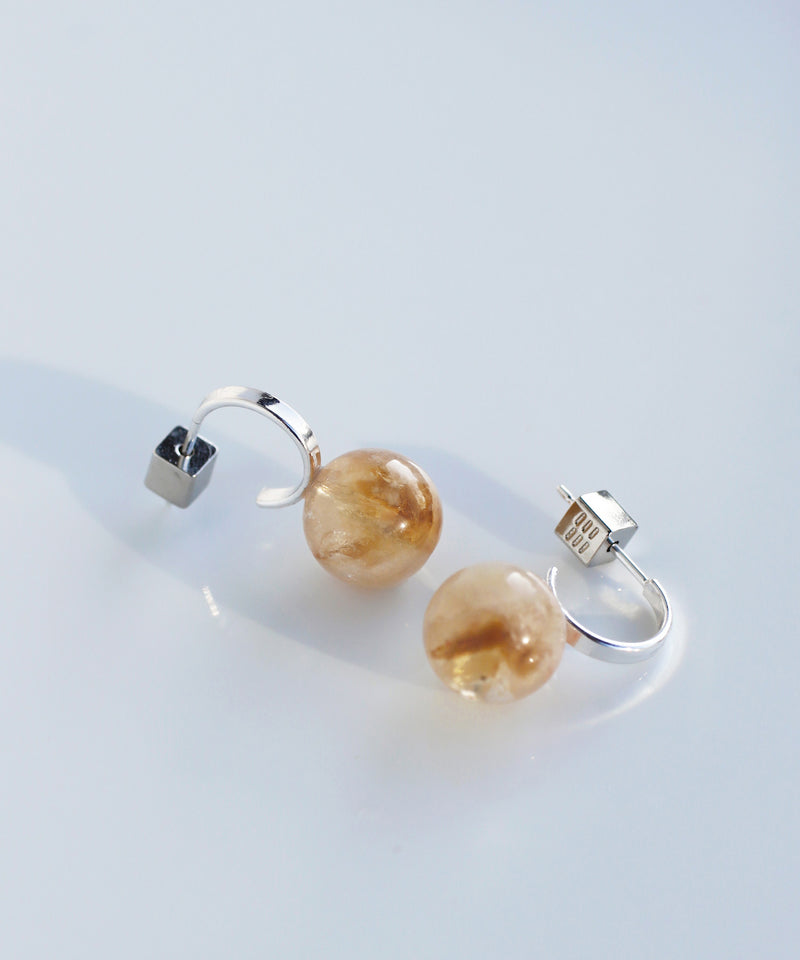 天然石フープピアス[UMU][Basic]