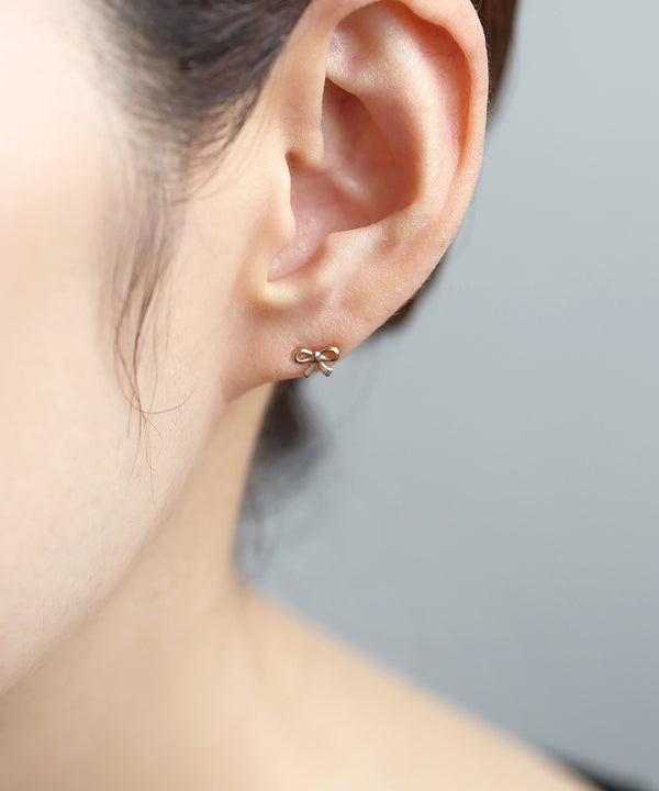 ROSETEN・IRONYピアス[リボン]