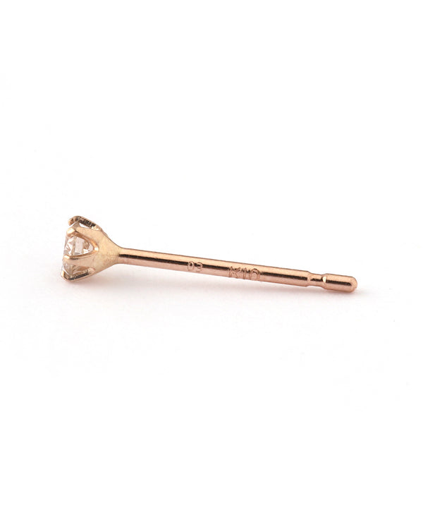 ROSETEN・一粒ダイヤのスタッドピアス[0.06ct]
