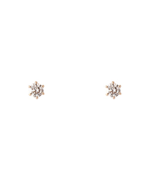 ROSETEN・一粒ダイヤのスタッドピアス[0.06ct]