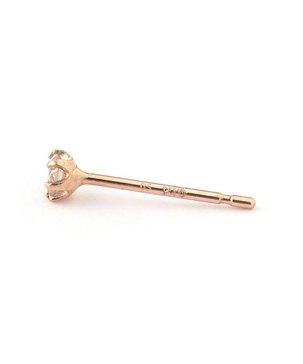 ROSETEN・一粒ダイヤのスタッドピアス[0.1ct]