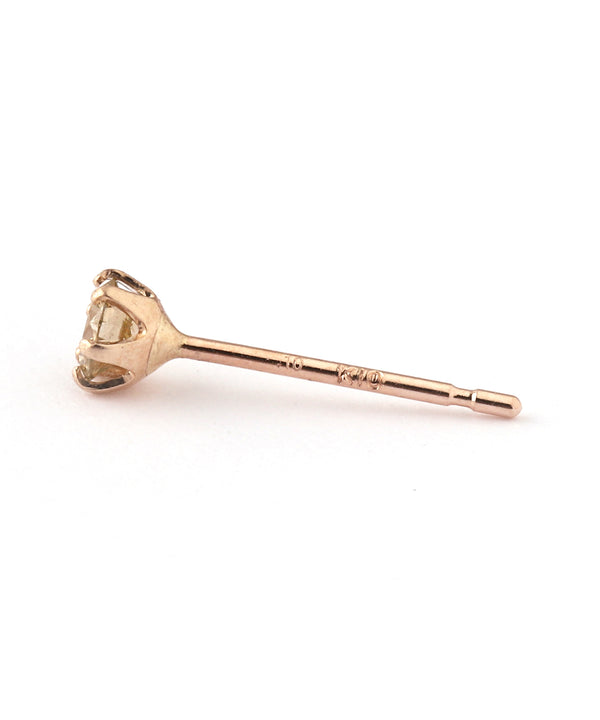 ROSETEN・一粒ダイヤのスタッドピアス[0.2ct]