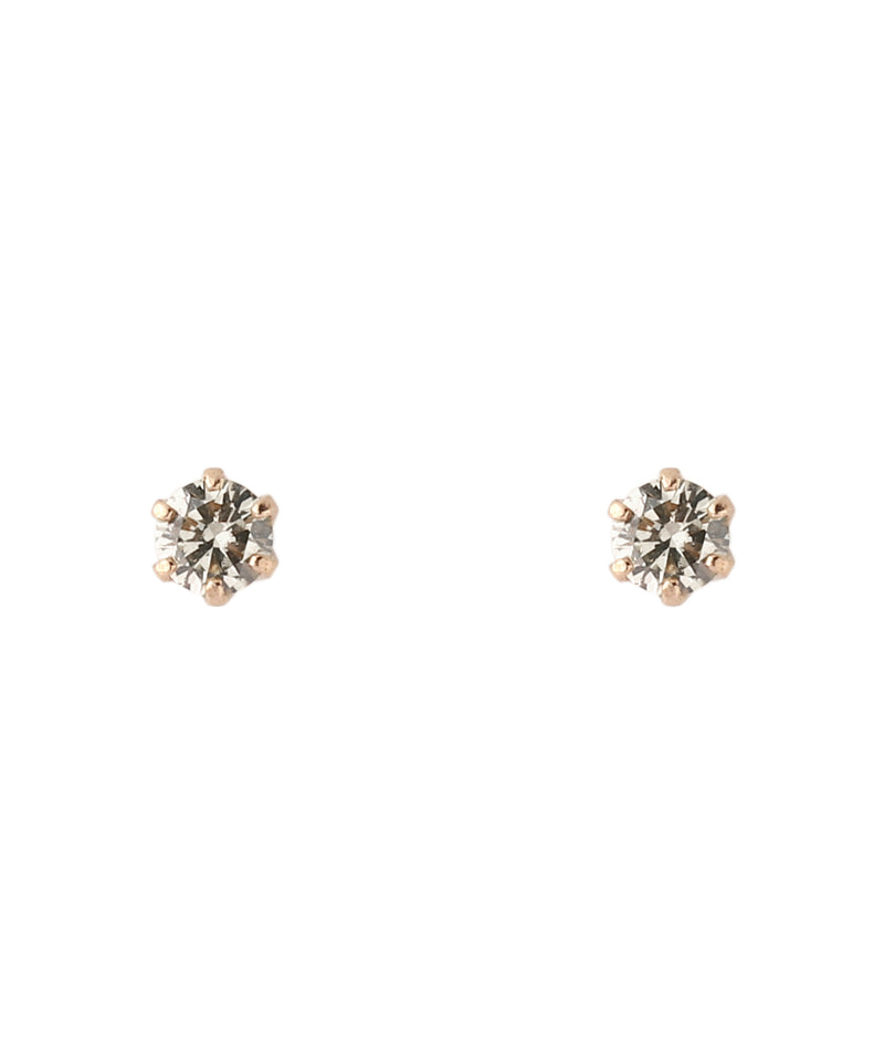 ROSETEN・一粒ダイヤのスタッドピアス[0.2ct]
