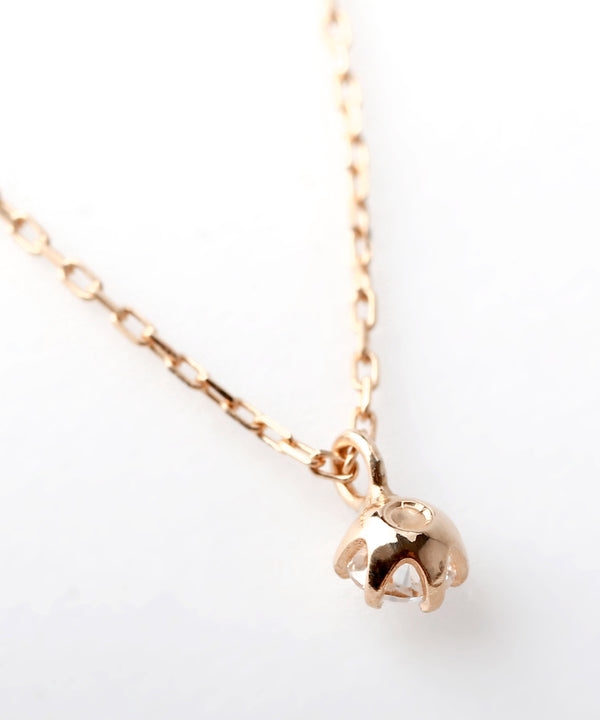 ROSETEN・一粒ダイヤモンドのネックレス[0.05ct]