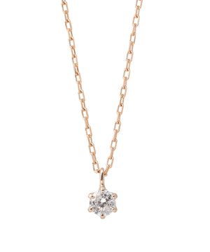 ROSETEN・一粒ダイヤモンドのネックレス[0.05ct]