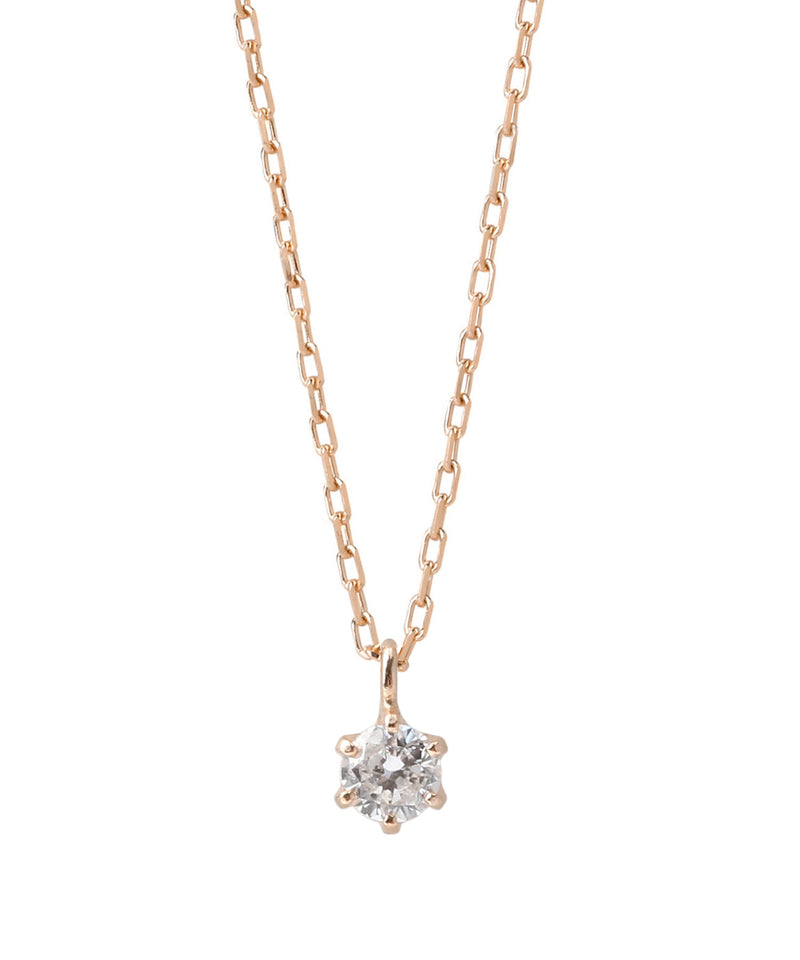 ROSETEN・一粒ダイヤモンドのネックレス[0.05ct]