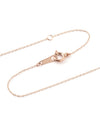 ROSETEN・一粒ダイヤモンドのネックレス[0.1ct]
