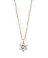 ROSETEN・一粒ダイヤモンドのネックレス[0.1ct]