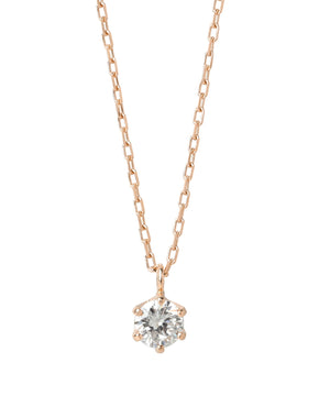 ROSETEN・一粒ダイヤモンドのネックレス[0.1ct]