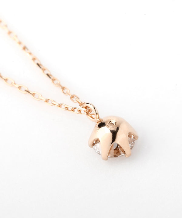 ROSETEN・大粒ダイヤモンドのネックレス[0.2ct]
