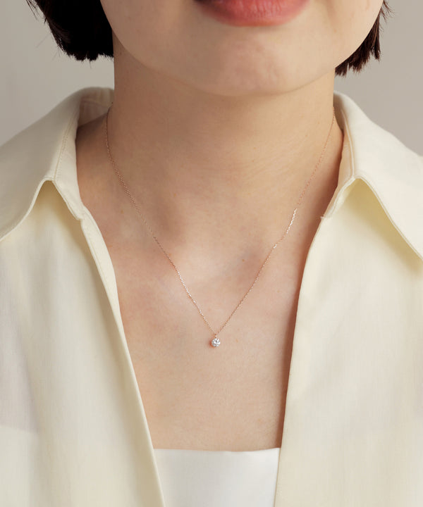 ROSETEN・大粒ダイヤモンドのネックレス[0.2ct]
