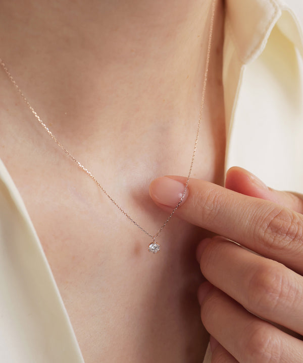 ROSETEN・大粒ダイヤモンドのネックレス[0.2ct]