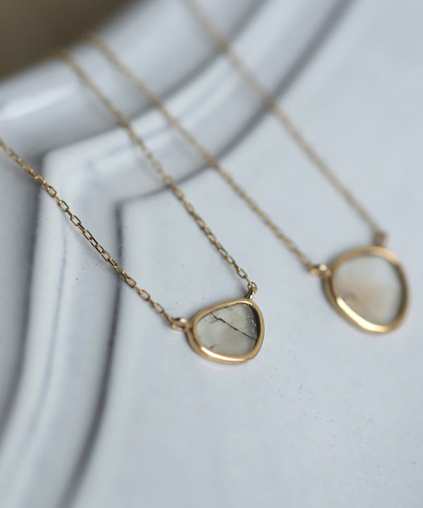 Slice Diamond One-Top Necklace [0.146ct]