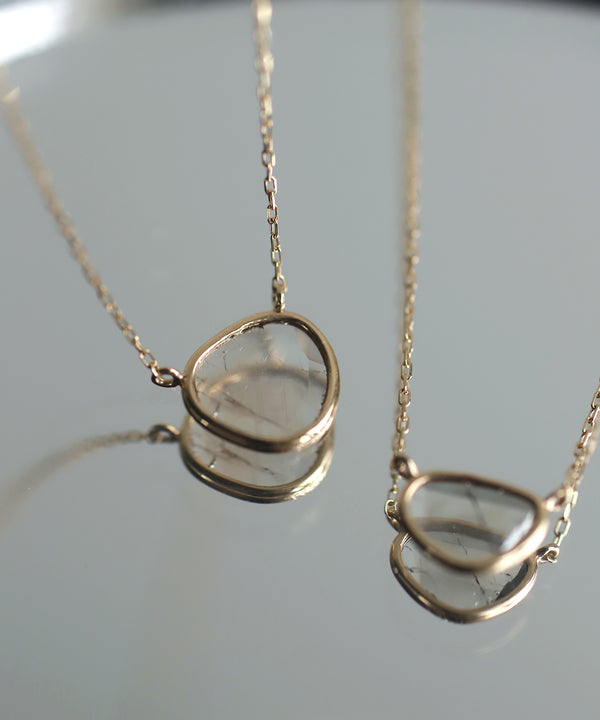 スライスダイヤワントップネックレス[0.273ct]