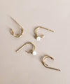 Pearl Hoop Earrings