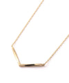 Toile V-Shaped Necklace