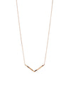 Toile V-Shaped Necklace