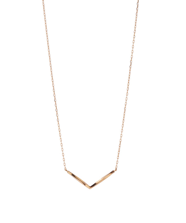 Toile V-Shaped Necklace