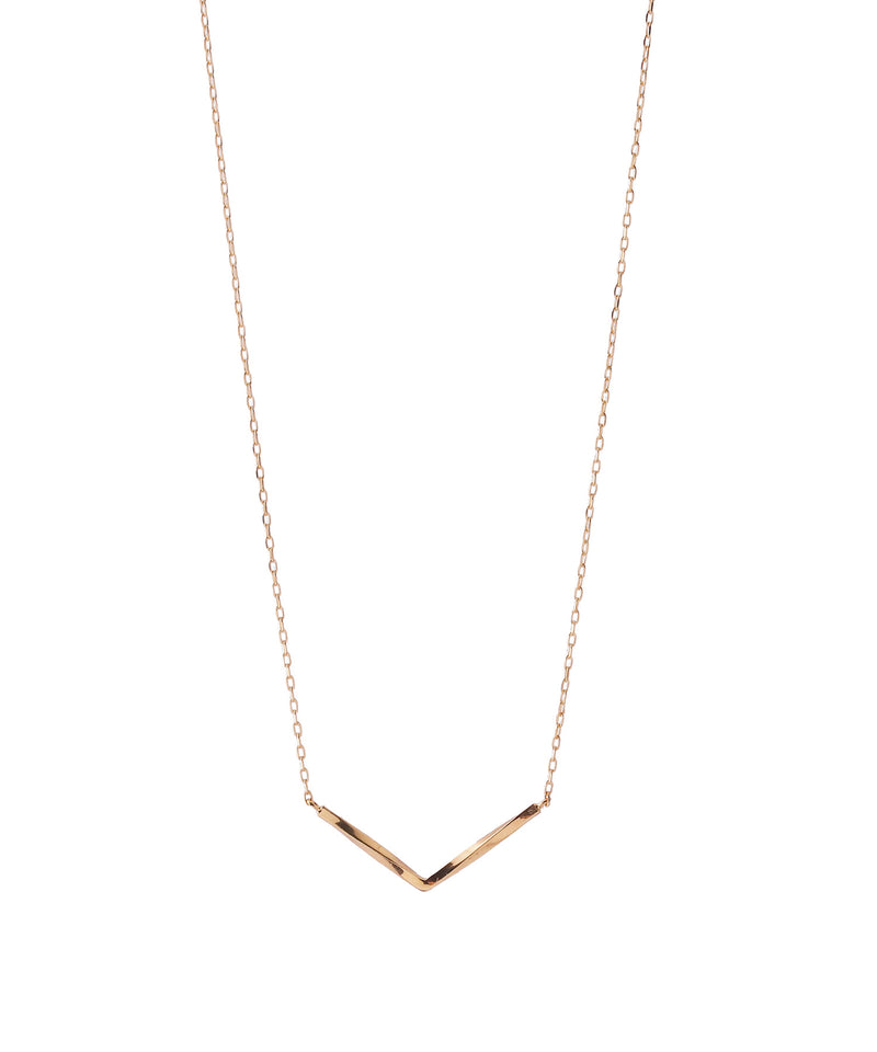Toile V-Shaped Necklace