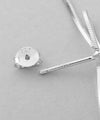 チェーンリボンピアス[silver925][Basic]