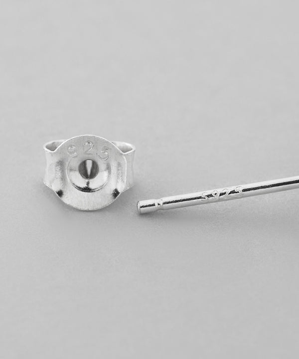 ターコイズ×ビジューフラワーピアス[silver925][Basic]