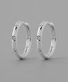 ビジューフープピアス[silver925][Sheerchic]