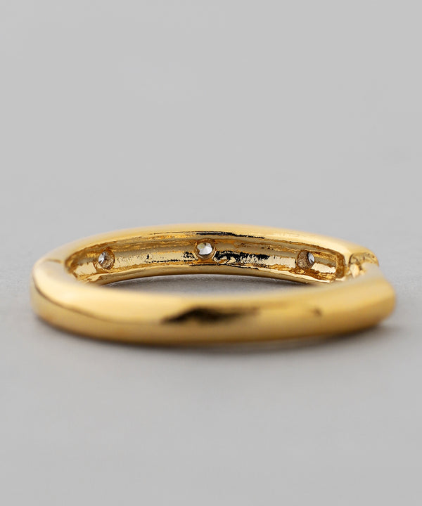 ビジューフープピアス[silver925][Sheerchic]