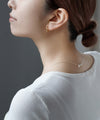ビジューフープピアス[silver925][Sheerchic]