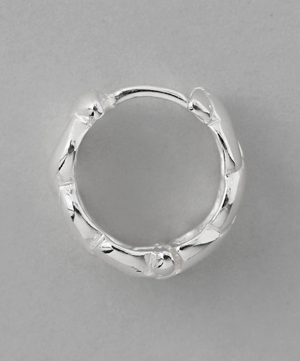 ツイストフープピアス[silver925][Basic]