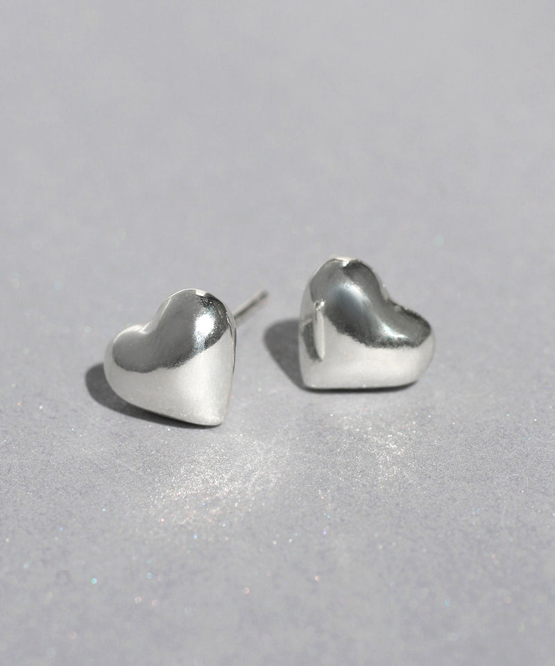 ハートピアス[silver925][Basic]